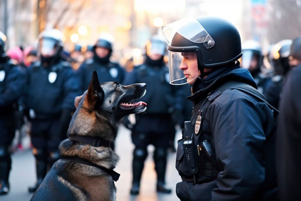 chiens de police